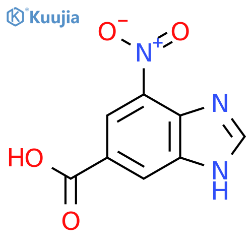 4-Nitro-1H-benzimidazole-6-carboxylic acid structure