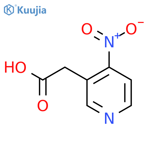 4-Nitropyridine-3-acetic acid structure