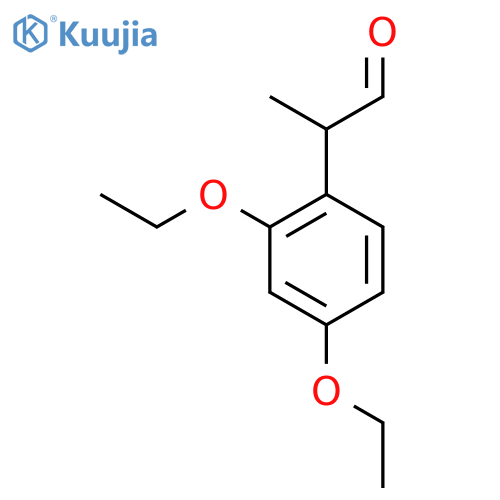 2,4-Diethoxyphenylpropanal structure