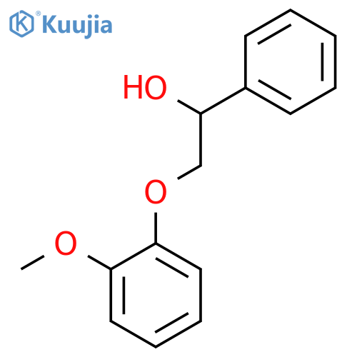 Benzenemethanol, α-[(2-methoxyphenoxy)methyl]- structure