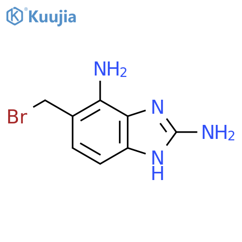 5-Bromomethyl-2,4-diamino-1H-benzimidazole structure