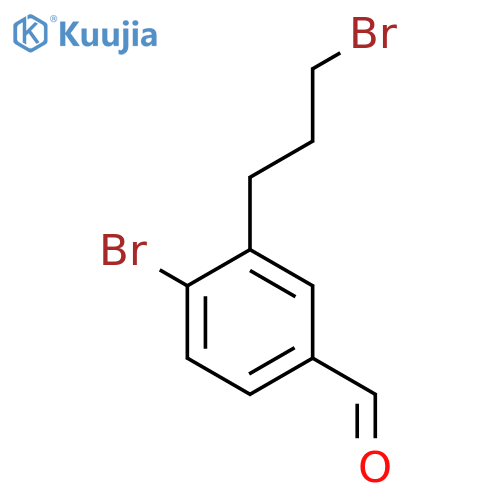 4-Bromo-3-(3-bromopropyl)benzaldehyde structure