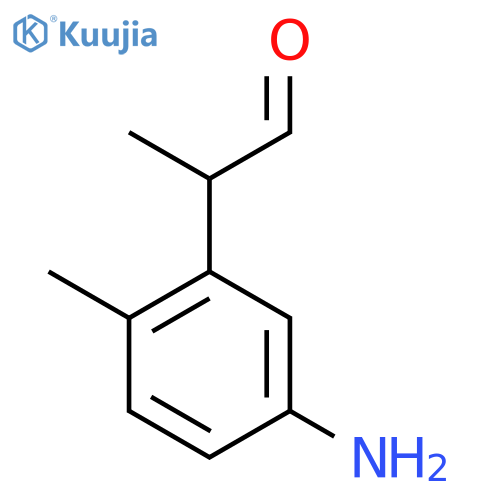 5-Amino-2-methylphenylpropanal structure