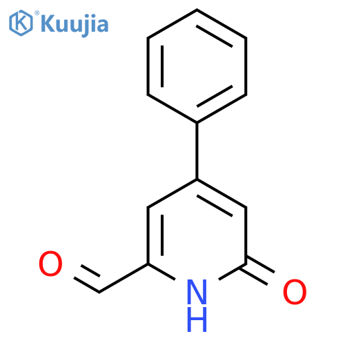 6-Hydroxy-4-phenylpicolinaldehyde structure