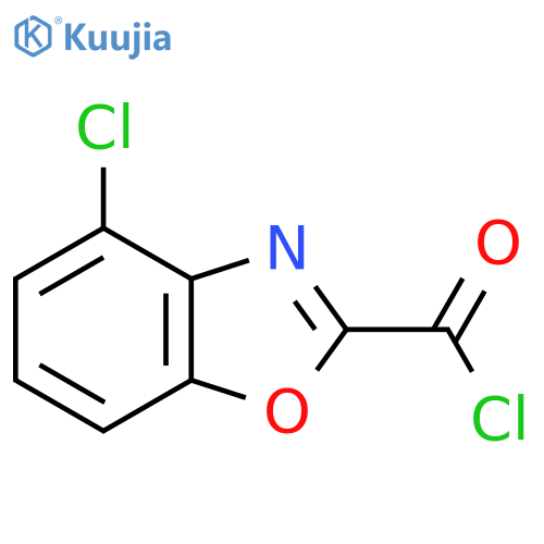 4-Chlorobenzo[d]oxazole-2-carbonyl chloride structure