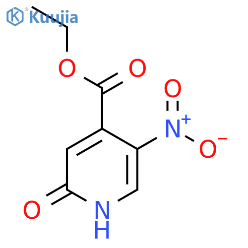 Ethyl 2-hydroxy-5-nitroisonicotinate structure
