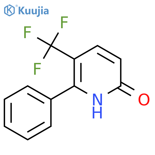 6-Hydroxy-2-phenyl-3-(trifluoromethyl)pyridine structure