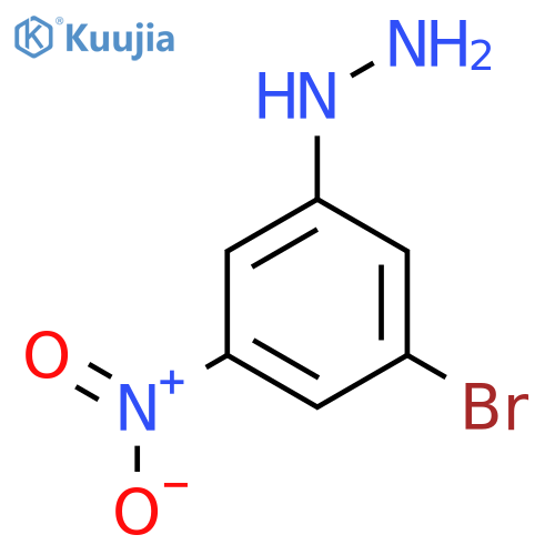 3-Bromo-5-nitrophenylhydrazine structure