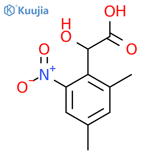 2,4-Dimethyl-6-nitromandelic acid structure