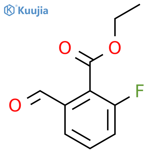 Ethyl 2-fluoro-6-formylbenzoate structure
