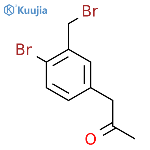 1-(4-Bromo-3-(bromomethyl)phenyl)propan-2-one structure
