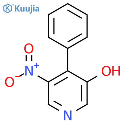 3-Hydroxy-5-nitro-4-phenylpyridine structure