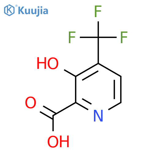 3-Hydroxy-4-(trifluoromethyl)picolinic acid structure