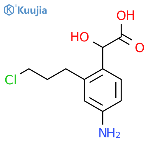 4-Amino-2-(3-chloropropyl)mandelic acid structure