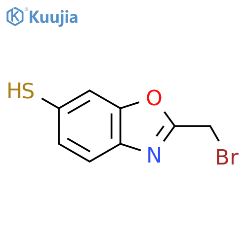 2-(Bromomethyl)-6-mercaptobenzo[d]oxazole structure