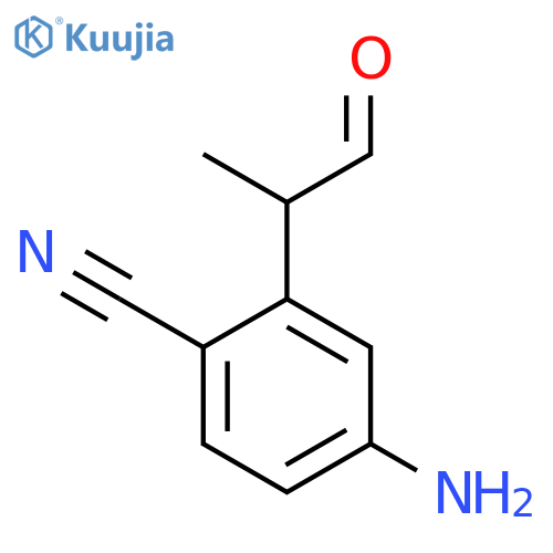 5-Amino-2-cyanophenylpropanal structure