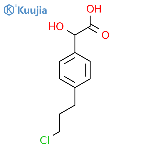 4-(3-Chloropropyl)mandelic acid structure