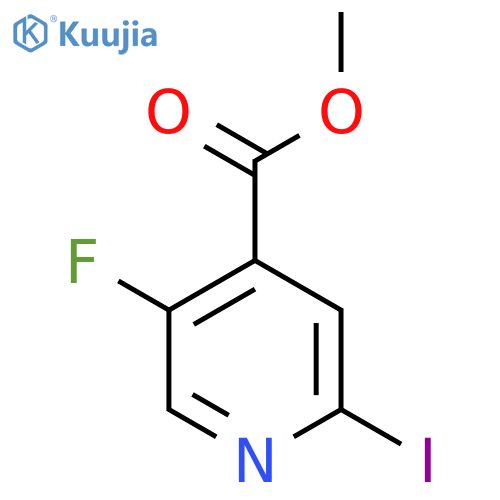 Methyl 5-fluoro-2-iodoisonicotinate structure