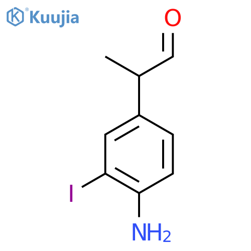 4-Amino-3-iodophenylpropanal structure