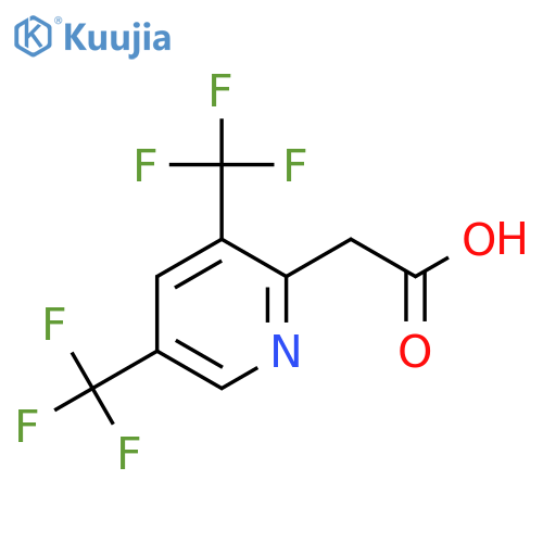 3,5-Bis(trifluoromethyl)pyridine-2-acetic acid structure