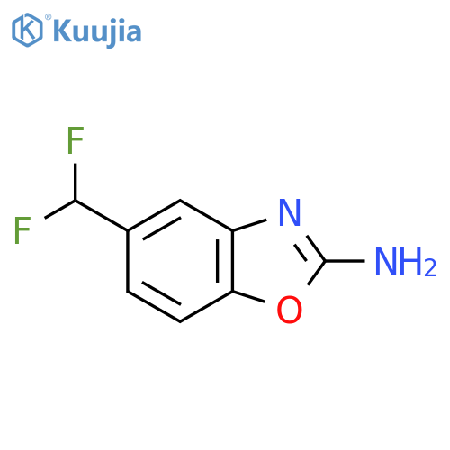 5-(Difluoromethyl)benzo[d]oxazol-2-amine structure