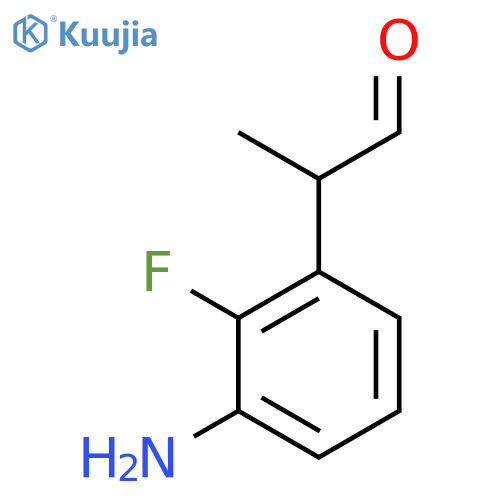 3-Amino-2-fluorophenylpropanal structure