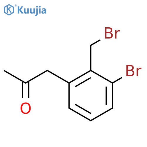 1-(3-Bromo-2-(bromomethyl)phenyl)propan-2-one structure