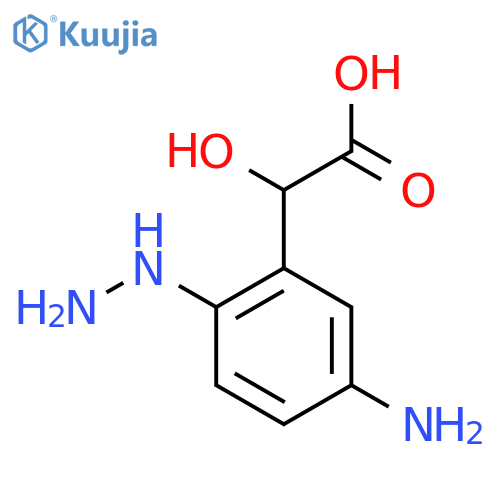 5-Amino-2-hydrazinylmandelic acid structure