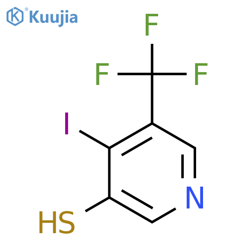 4-Iodo-3-mercapto-5-(trifluoromethyl)pyridine structure
