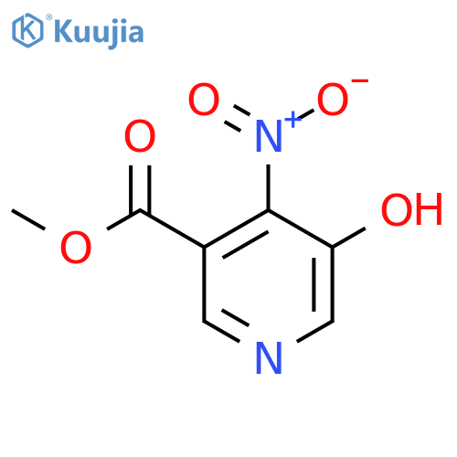 Methyl 5-hydroxy-4-nitronicotinate structure