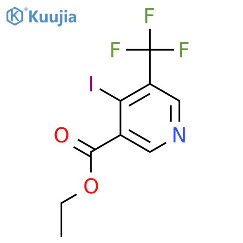 Ethyl 4-iodo-5-(trifluoromethyl)nicotinate structure