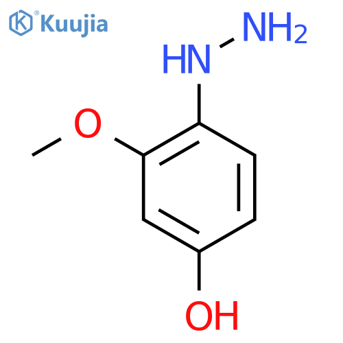 4-Hydroxy-2-methoxyphenylhydrazine structure
