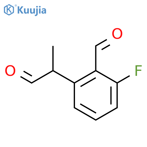3-Fluoro-2-formylphenylpropanal structure