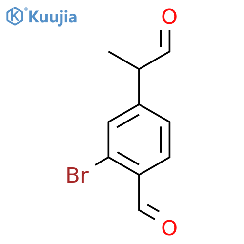 3-Bromo-4-formylphenylpropanal structure