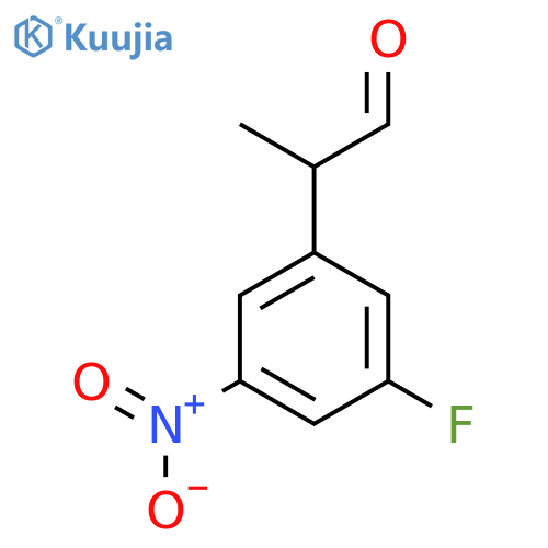 3-Fluoro-5-nitrophenylpropanal structure
