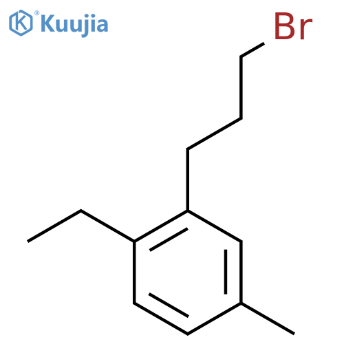 3-(3-Bromopropyl)-4-ethyltoluene structure
