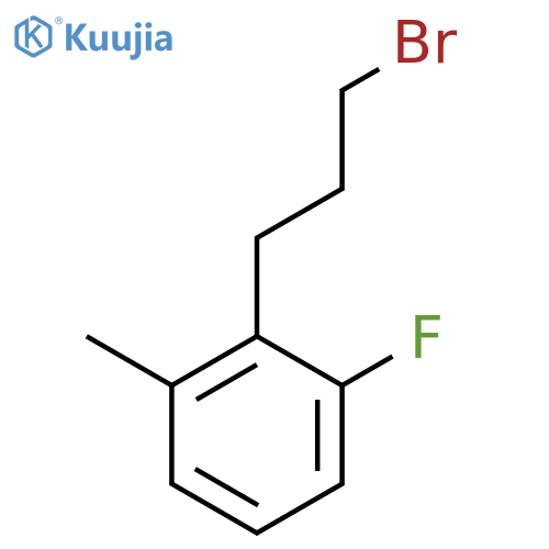 2-(3-Bromopropyl)-3-fluorotoluene structure