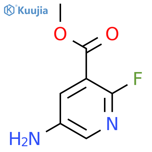 Methyl 5-amino-2-fluoronicotinate structure