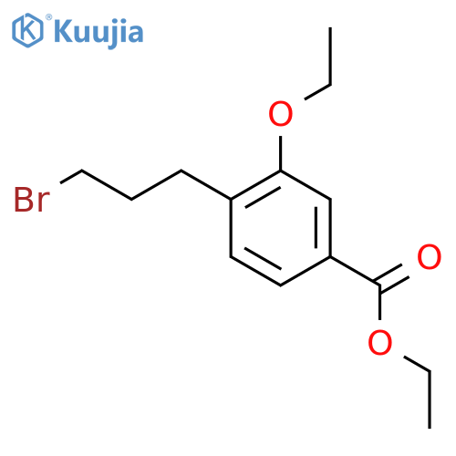 Ethyl 4-(3-bromopropyl)-3-ethoxybenzoate structure