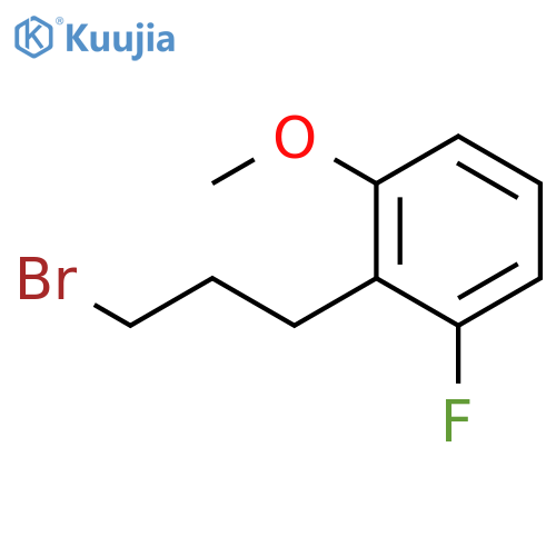 Benzene, 2-(3-bromopropyl)-1-fluoro-3-methoxy- structure