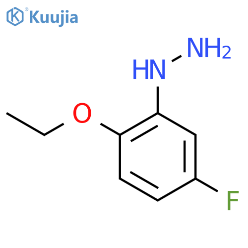 2-Ethoxy-5-fluorophenylhydrazine structure
