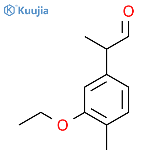 3-Ethoxy-4-methylphenylpropanal structure