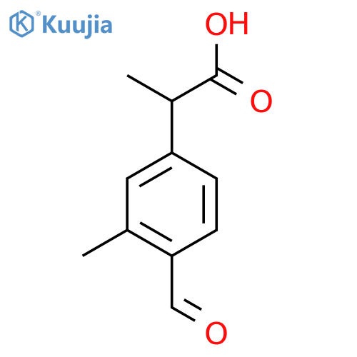 4-Formyl-3-methylphenylpropanoic acid structure