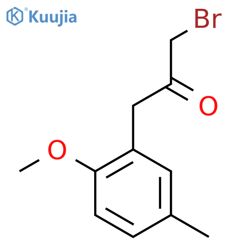 2-(3-Bromo-2-oxopropyl)-4-methylanisole structure