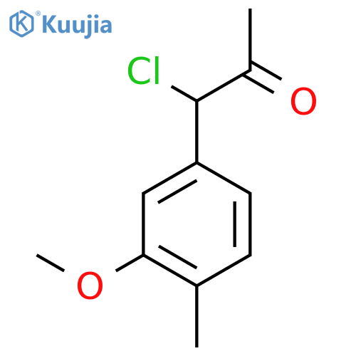 5-(1-Chloro-2-oxopropyl)-2-methylanisole structure