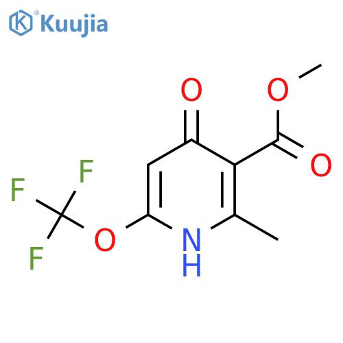 Methyl 4-hydroxy-2-methyl-6-(trifluoromethoxy)pyridine-3-carboxylate structure