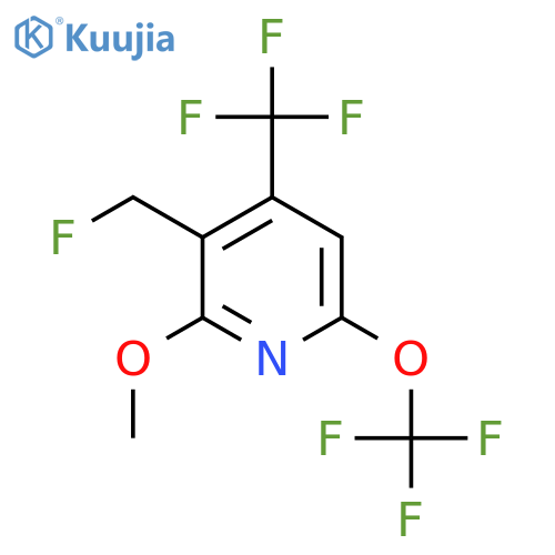 3-(Fluoromethyl)-2-methoxy-6-(trifluoromethoxy)-4-(trifluoromethyl)pyridine structure