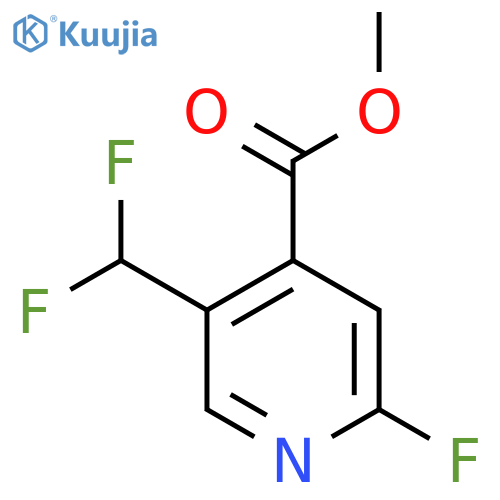 Methyl 5-(difluoromethyl)-2-fluoropyridine-4-carboxylate structure