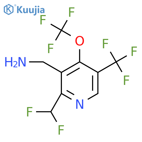3-(Aminomethyl)-2-(difluoromethyl)-4-(trifluoromethoxy)-5-(trifluoromethyl)pyridine structure