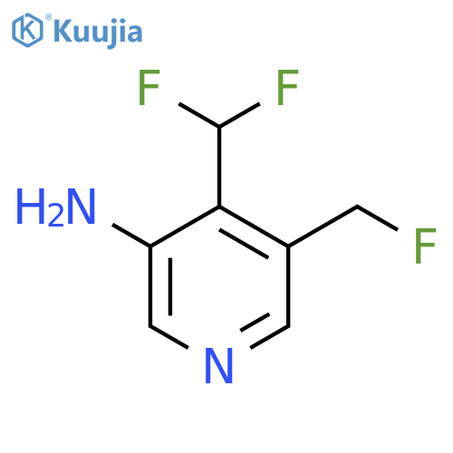 3-Amino-4-(difluoromethyl)-5-(fluoromethyl)pyridine structure
